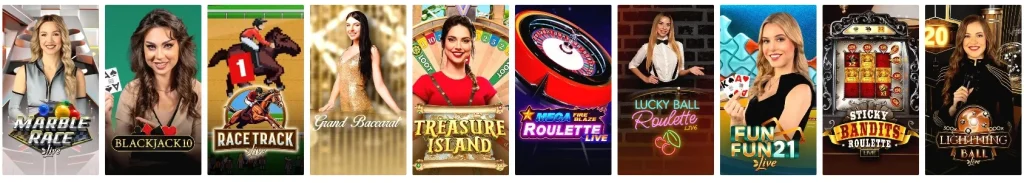 55Bet Casino Live casino