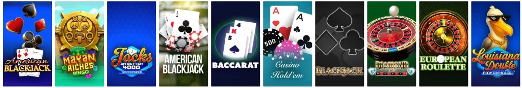 55Bet Casino Tafelspellen
